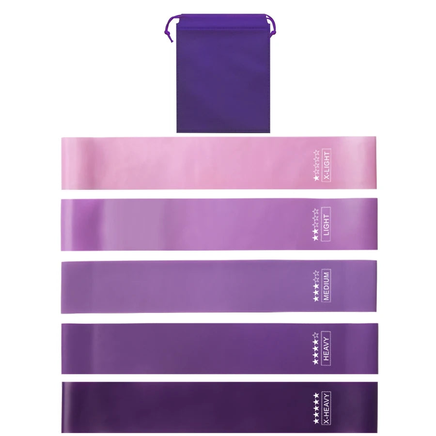 5-Level Resistance Loop Bands Set