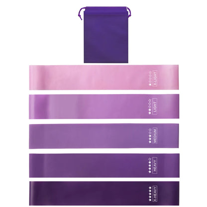 5-Level Resistance Loop Bands Set