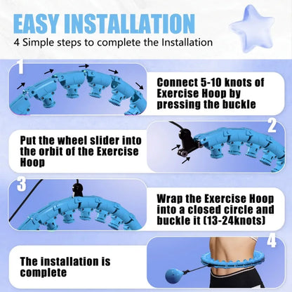 Smart Weighted Fitness Hoop