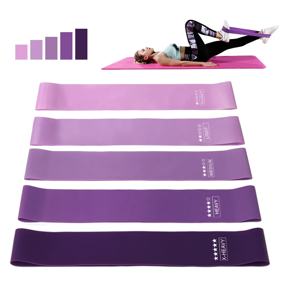 5-Level Resistance Loop Bands Set