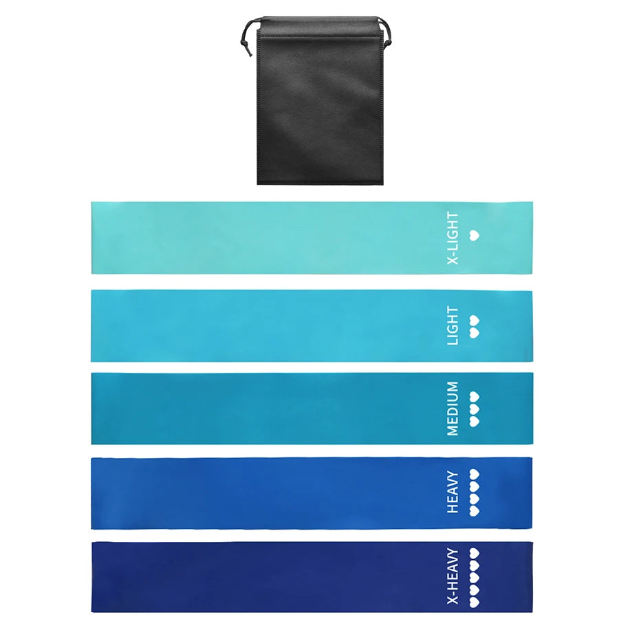 5-Level Resistance Loop Bands Set